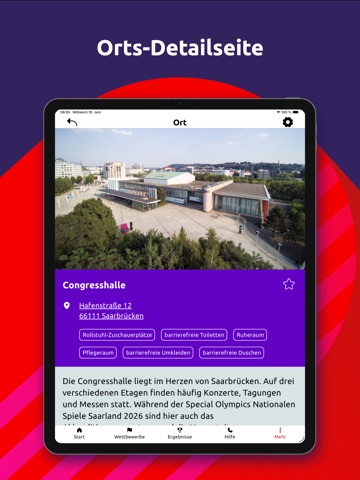 Saarland 2026 iPad screenshot