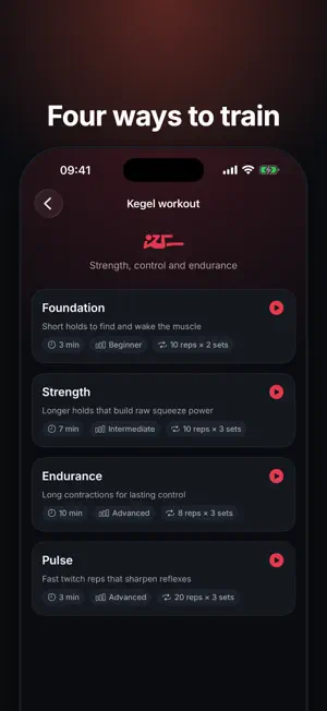 KegelX: Pelvic Floor Trainer screenshot 4