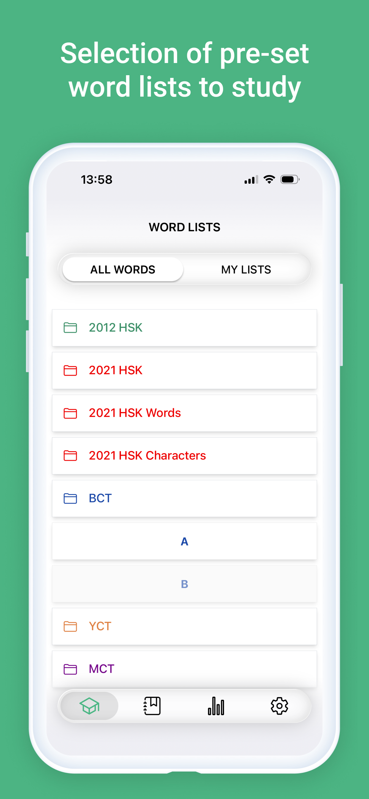 HSK BCT YCT Chinese Test Words
