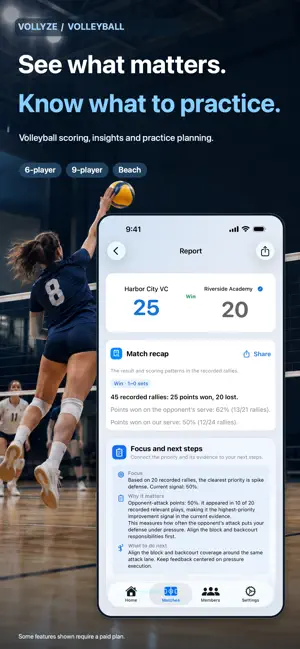 Vollyze - Volleyball Analysis screenshot 1