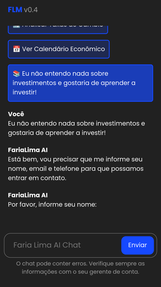 #1. Faria Lima AI Chat (iOS) 由: Vanderson Rosseti