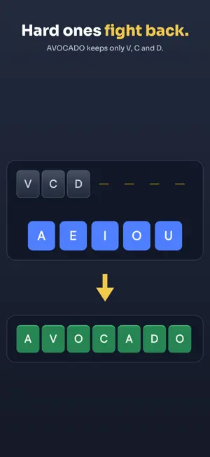 Wrds: Word Game Without Vowels screenshot 3