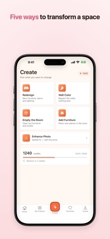 Mosaic: AI Interior Design iPhone screenshot