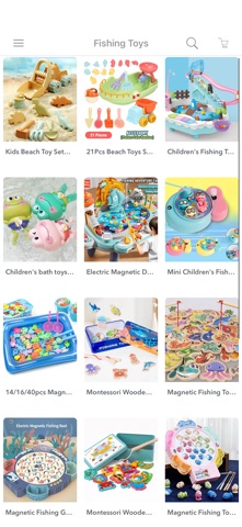 Toy shop online iPhone screenshot