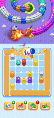Wool Blast: Yarn Color Rescue iPhone screenshot