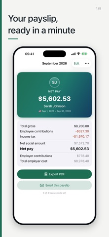 PayLane: Payroll & Payslips Screenshot 1 of 5