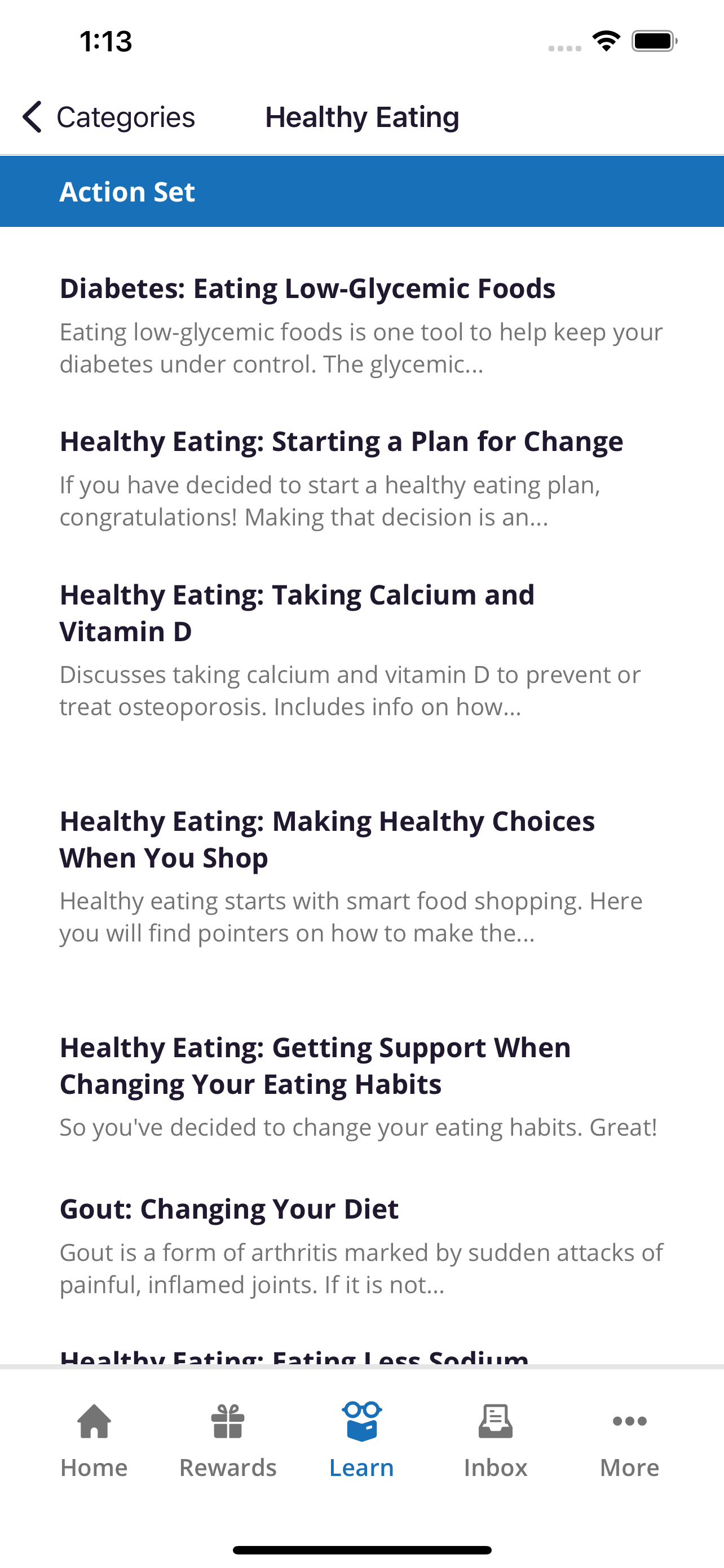 BCI Healthy Rewards screenshot 3