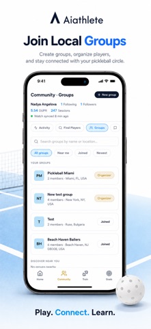 Aiathlete screenshot