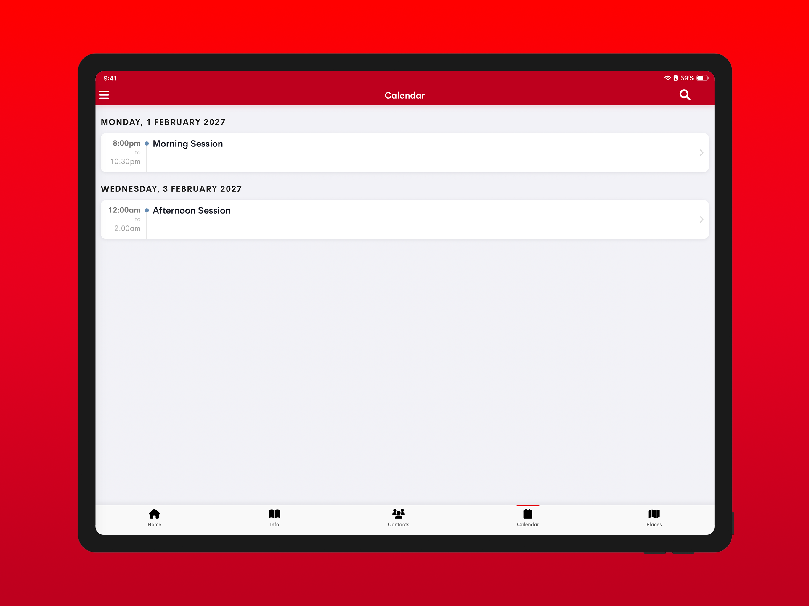 SWM Events screenshot 7