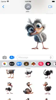 How to cancel & delete goofy ostrich stickers 1