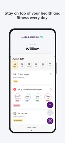 406 Bridge Fitness Pro screenshot