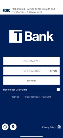 T Bank Screenshot 1 of 4