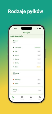 Kichaj To – Prognoza Pyłków iPhone screenshot 3