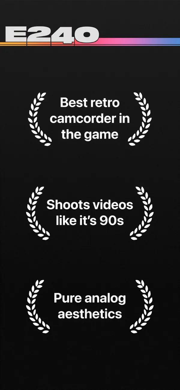 #5. VHS cam - E240 (iOS) 由: Maxim Kartuzov