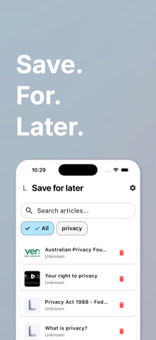 Save For Later Screenshot 1 of 7