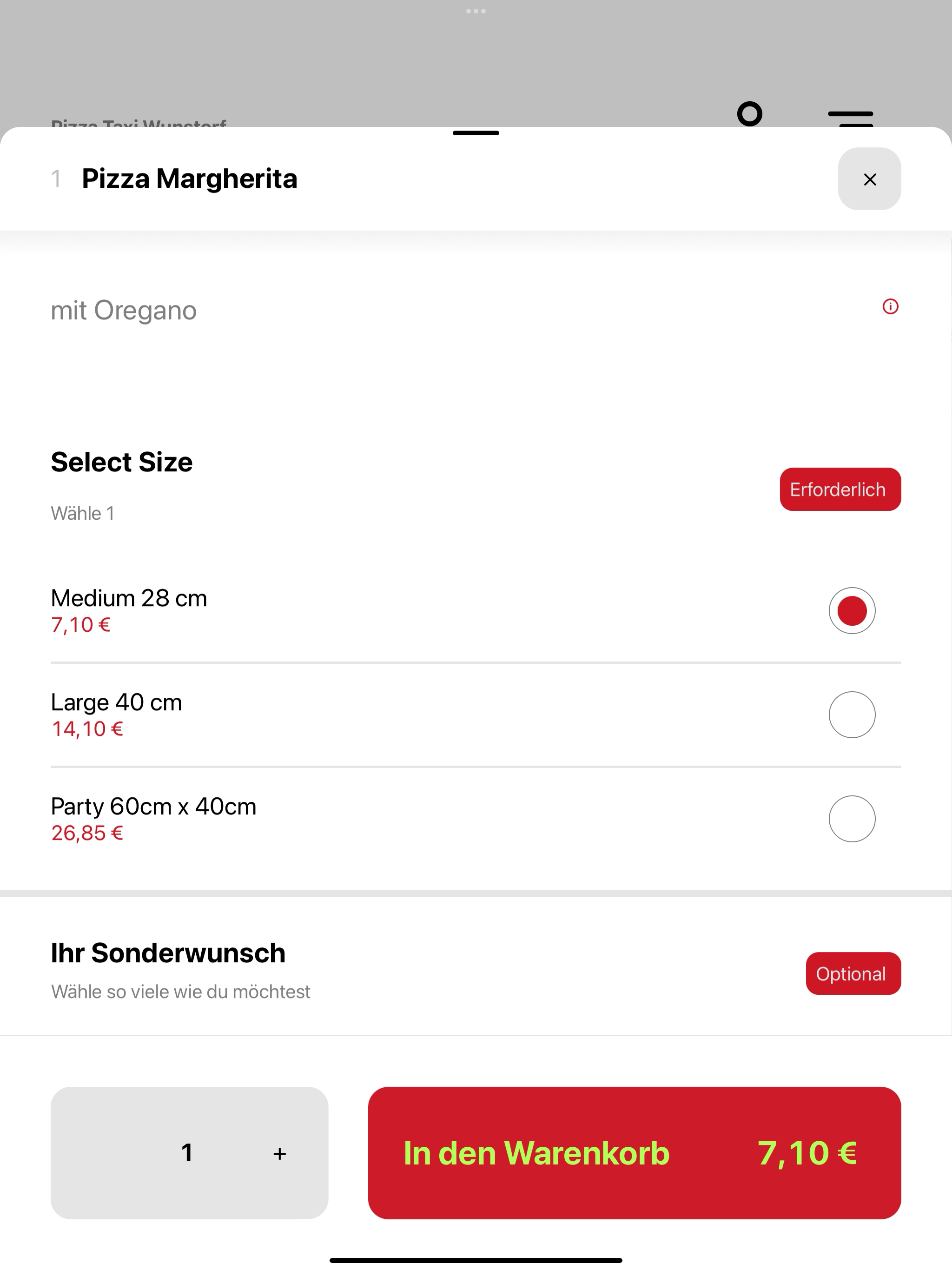 Pizza Taxi Wunstorf