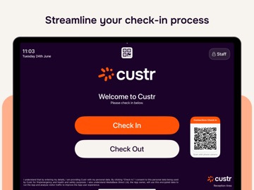 Custr Check-In app screenshot 2