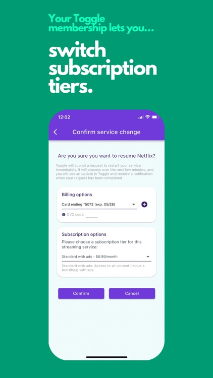 Toggle: AI Streaming Manager