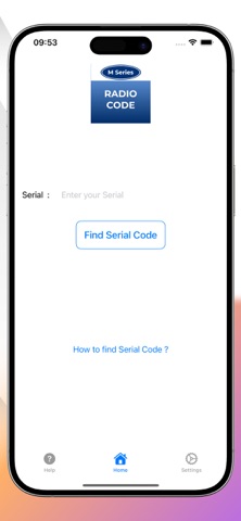 Radio Codes - M Series Screenshot 2 of 3