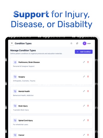 HealthDesk iPad screenshot