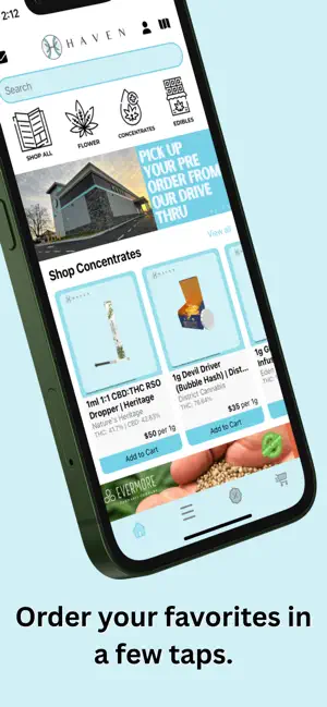 Haven Dispensary screenshot 2