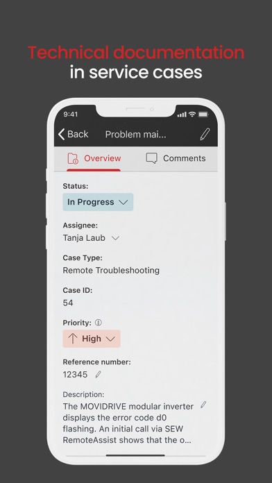 SEW RemoteAssist Screenshot