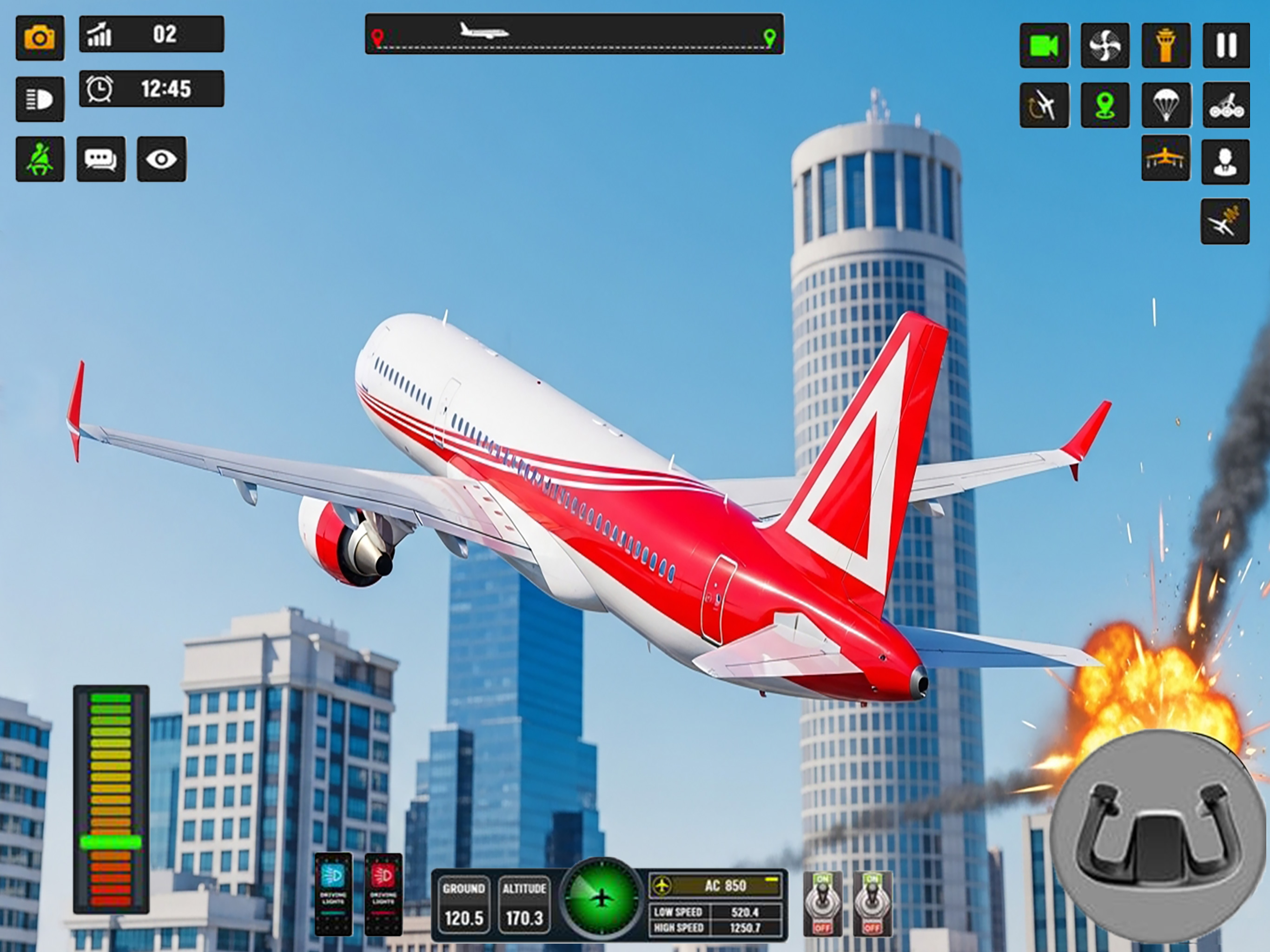 Flight Pilot Sky Airplane Game screenshot 14