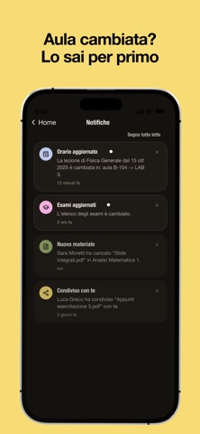 UNIBG Calendario iPhone screenshot 5