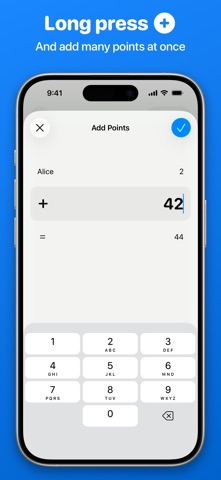 Score Tracker: Skoro iPhone screenshot 2