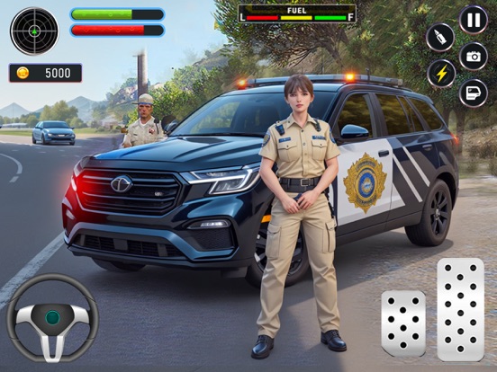 警察のカーチェイスゲーム3Dのおすすめ画像2