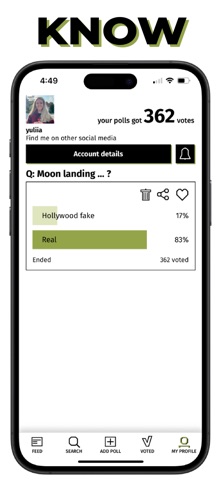 Votum: public opinion screenshot