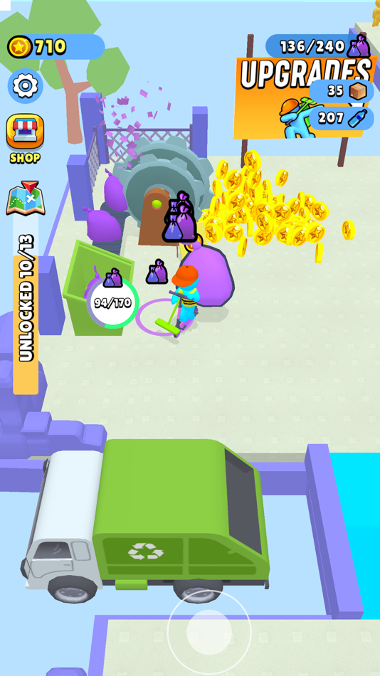 #4. Landfill Clean It Game! (iOS) Podle: Toonminator