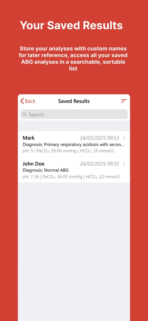 Screenshot #3 pour ABG Calculator