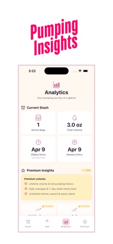 MilkStash: 母乳库存追踪 screenshot