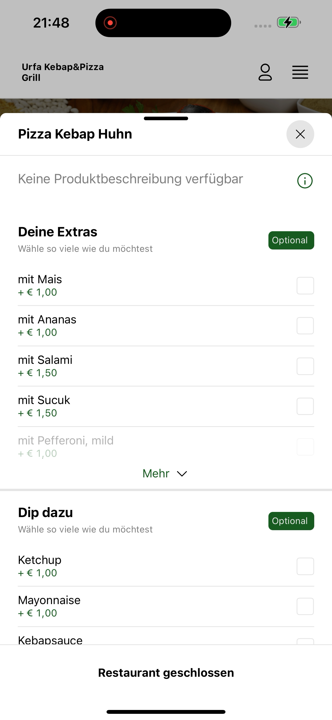 Urfa Kebap & Pizza Grill screenshot 8
