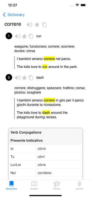 Italian dictionary：learn words screenshot 2
