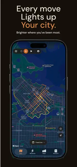 MoveMap: Lifetime GPS Heatmap screenshot 3