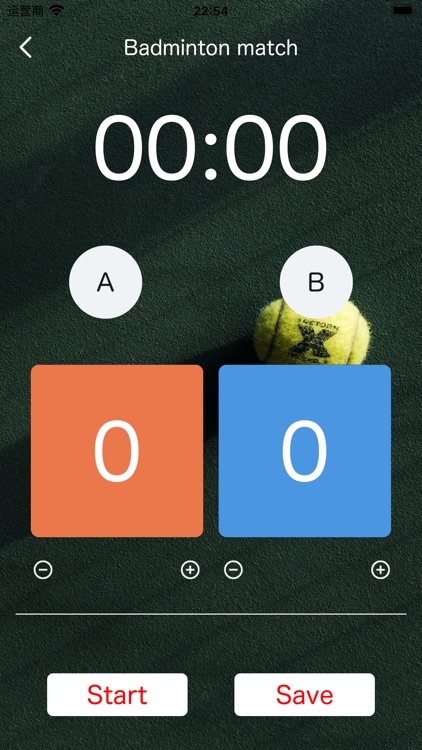 Badminton scoring management