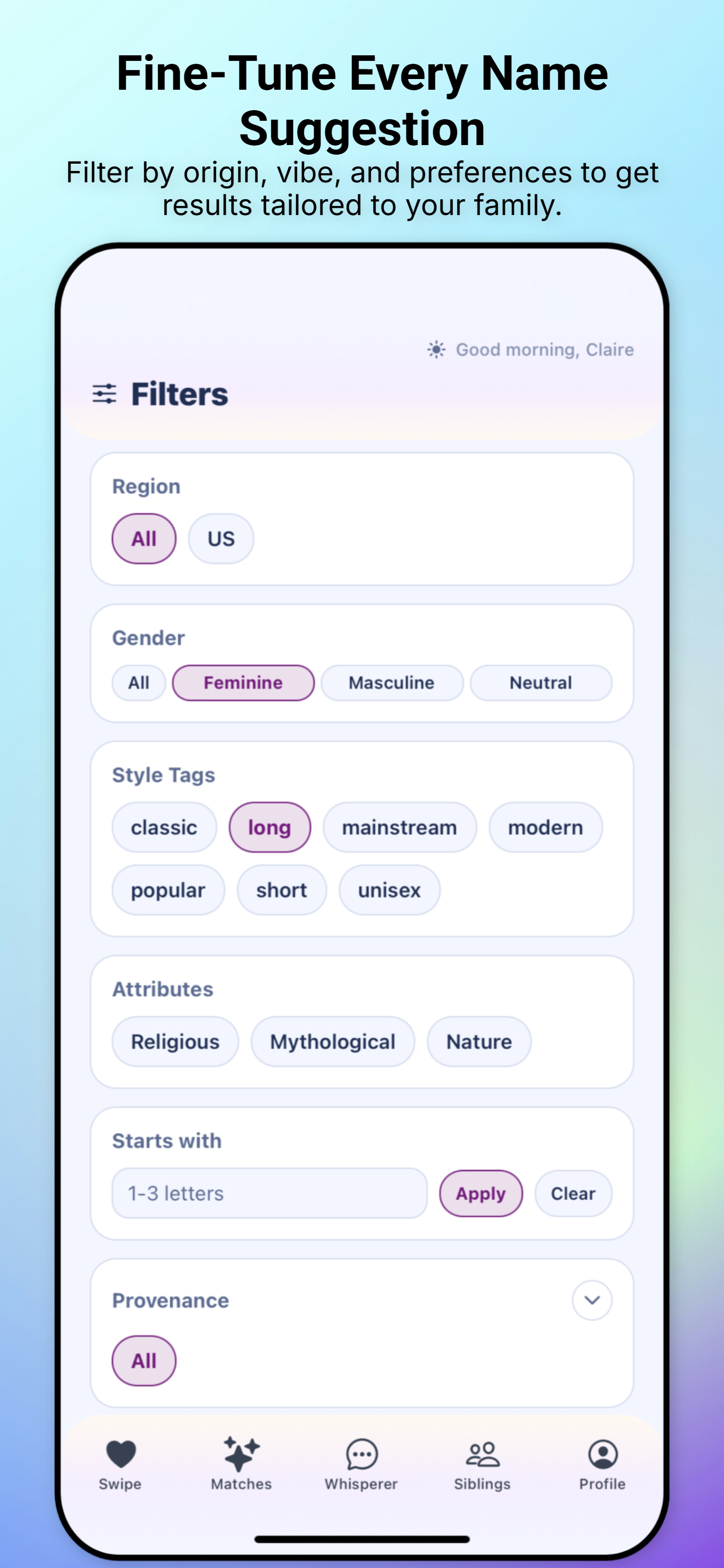 NameStork – Baby Name Match screenshot 8