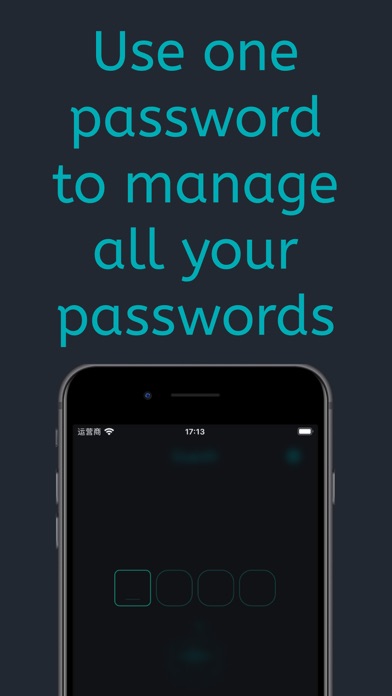 Screenshot 1 of GuardX-Password Manager App