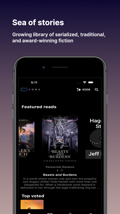 Yoru Stories: Fiction & Novels Screenshot