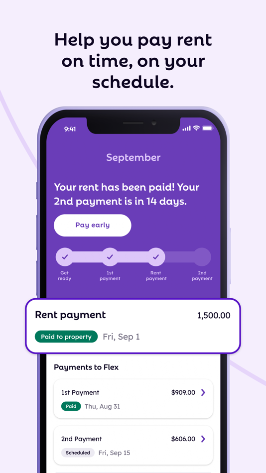 #3. Flex - Rent On Your Schedule (iOS) By: Flexible Finance, Inc.