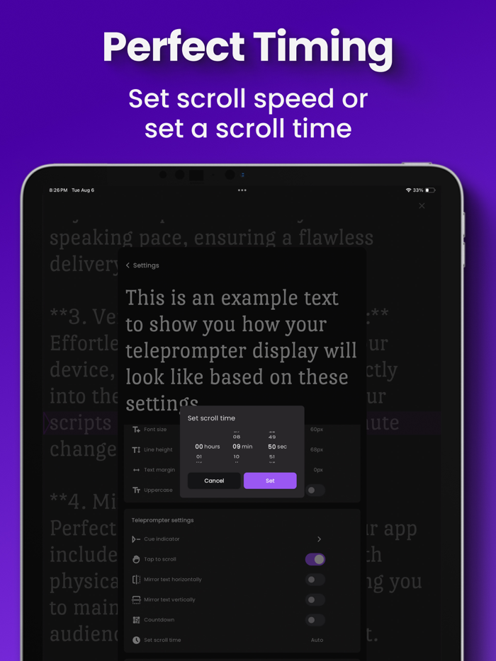 Telepromptly for video creator
