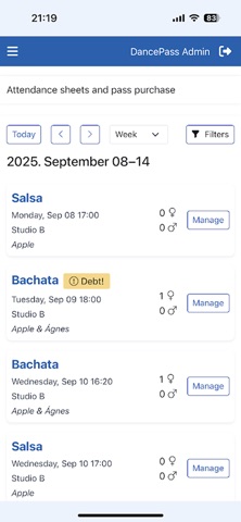 MaxPass: Classes & Events Screenshot 2 of 7