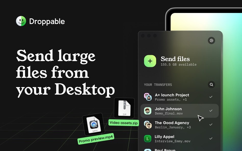 #1. Droppable (macOS) 由: Roman Tesliuk