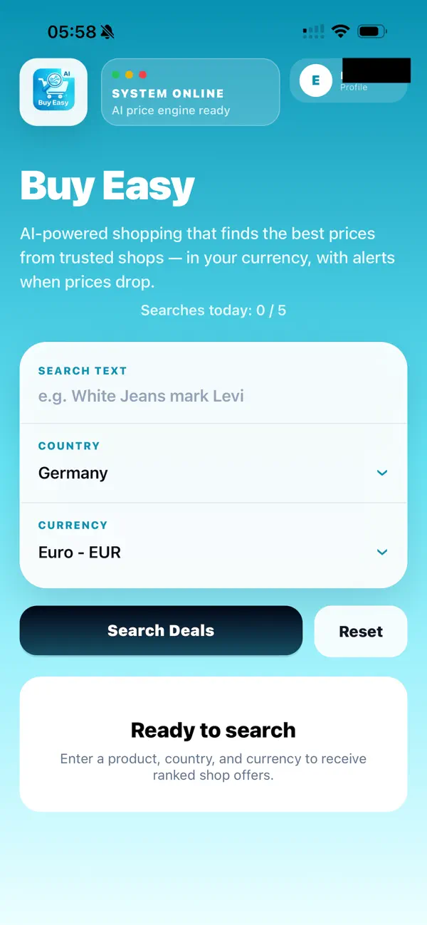 Screenshot #1 pour Buy-Easy