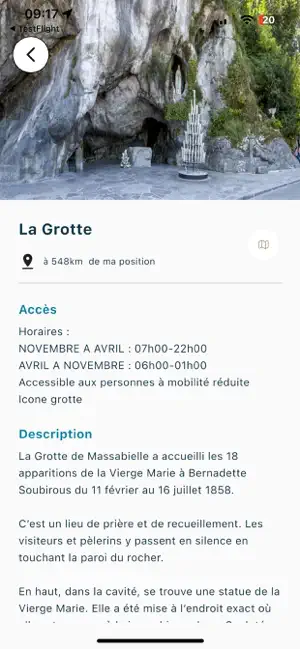 Sanctuaire Notre-Dame Lourdes screenshot 1