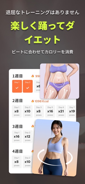 Dancefitme: 楽しいトレーニング スクリーンショット1