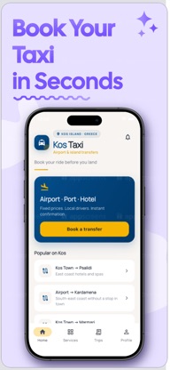 Kos Taxi - Book a Ride screenshot 1