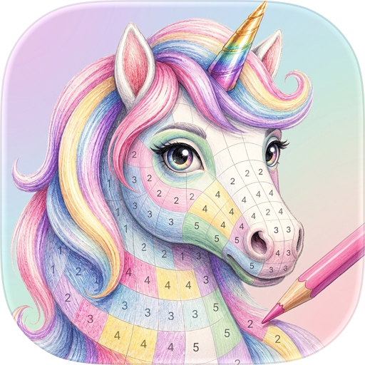 Unicorn : Color by Number